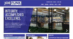 Desktop Screenshot of joefunkconstruction.com
