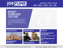 Tablet Screenshot of joefunkconstruction.com
